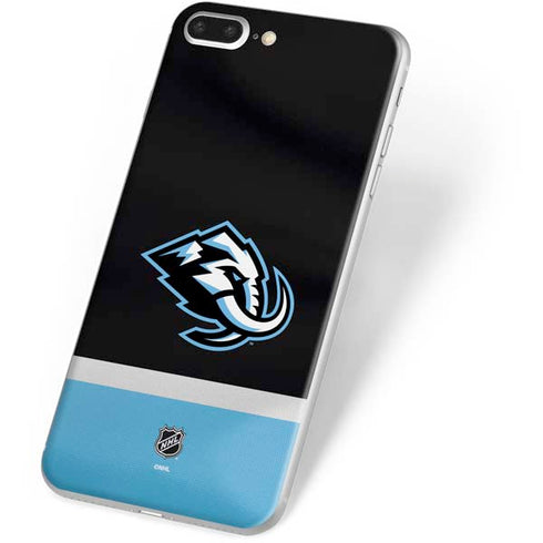 NHL Utah Mammoth Striped Jersey iPhone 8 Plus Skin
